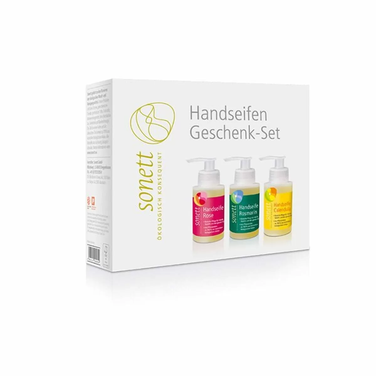 Sonett Gavesæt 3 håndsæber x 120 ml