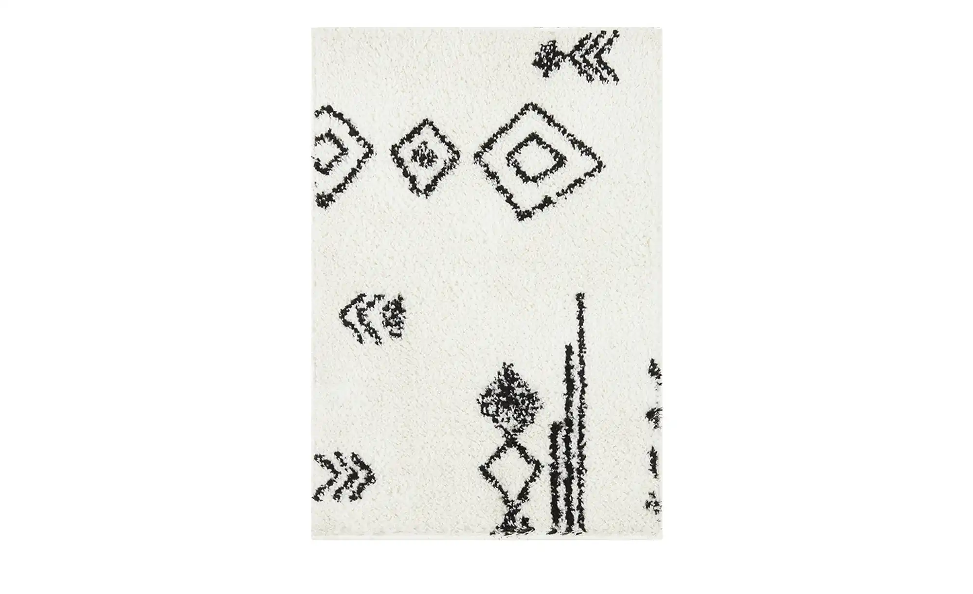 Gray & Jones Handwebteppich Black Coast