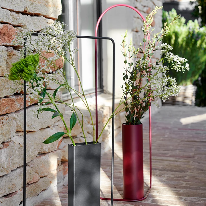 Fermob - Itac Vase, H 76 cm, lehmgrau