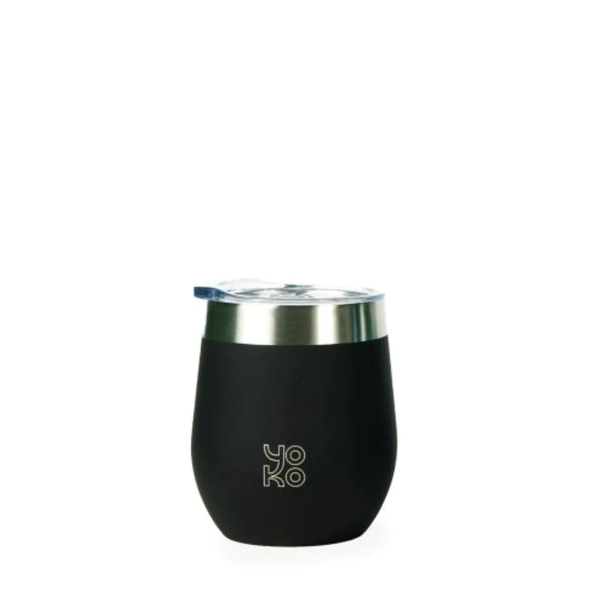 MUGS isotherme avec couvercles 250 ml NOIR Yoko® Design