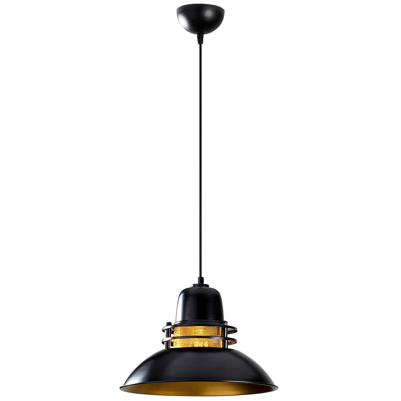 Opviq Suspension Berceste noire - 34x34x123 cm