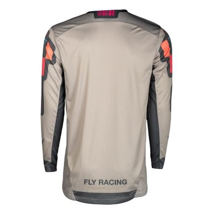 Maillot cross Fly LITE - VICE SE 2025 - Gris / Rouge