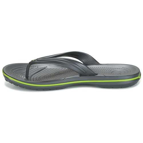 Crocs - CROCBAND FLIP - Noir / Vert