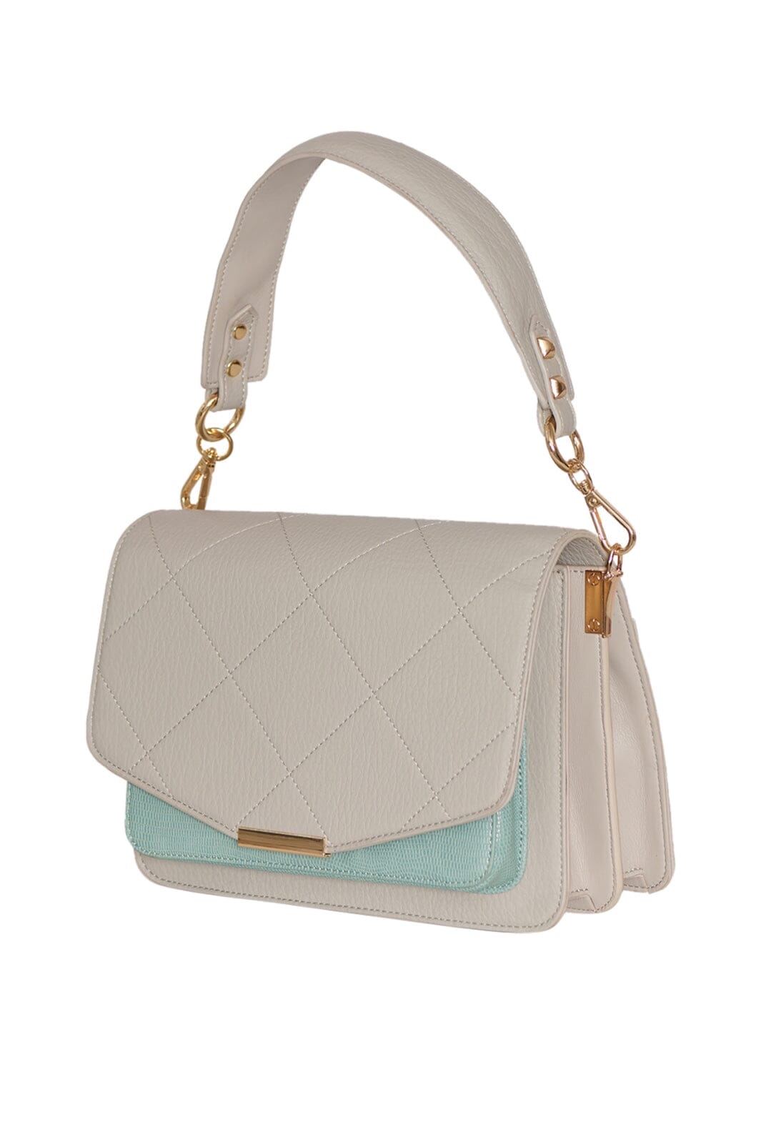 Noella Blanca Multi Compartment Bag 1003 mint lizard grey