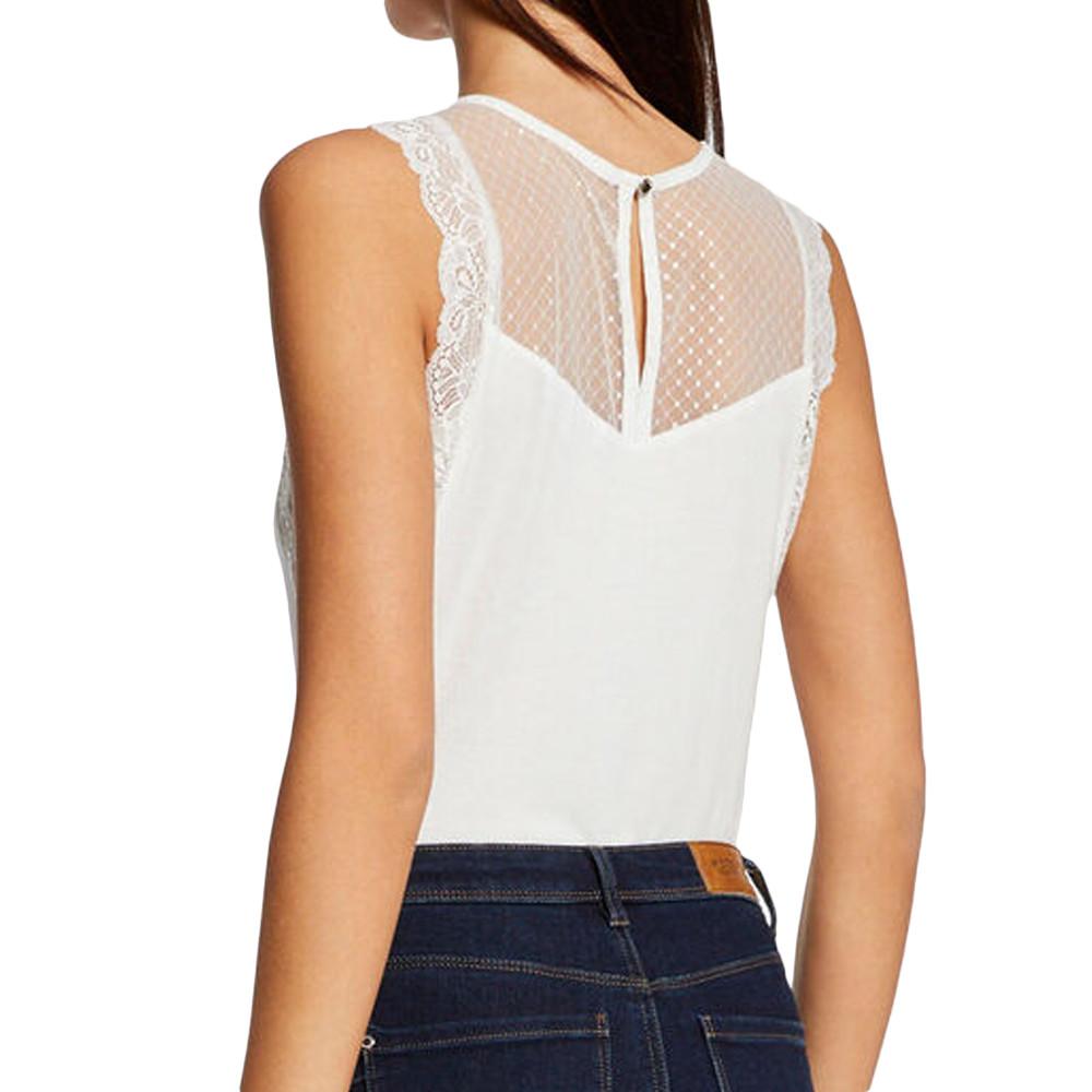 Morgan T-shirt Blanc Femme Morgan Chiara