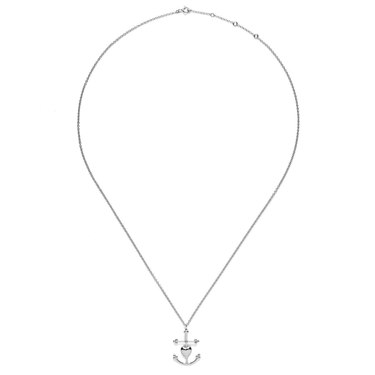 Collier argent grande croix de Camargue