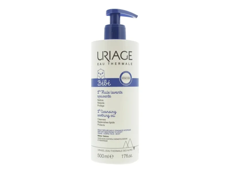 Uriage Bébé 1st Cleansing Soothing Oil 500 ml