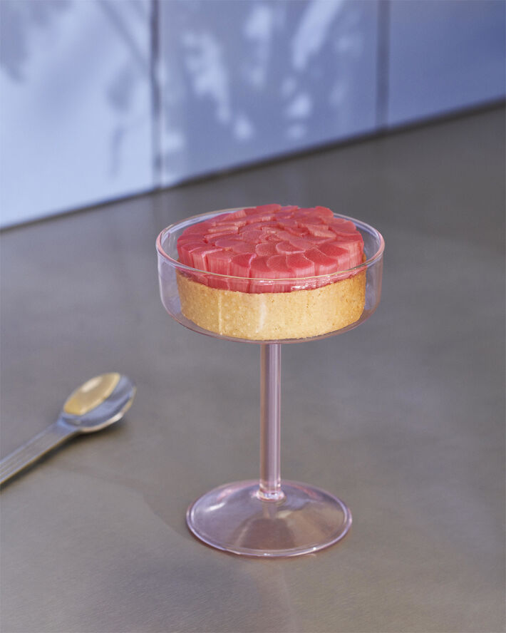 Hay Tint Coupe Glass-Set of 2-Pink Pink