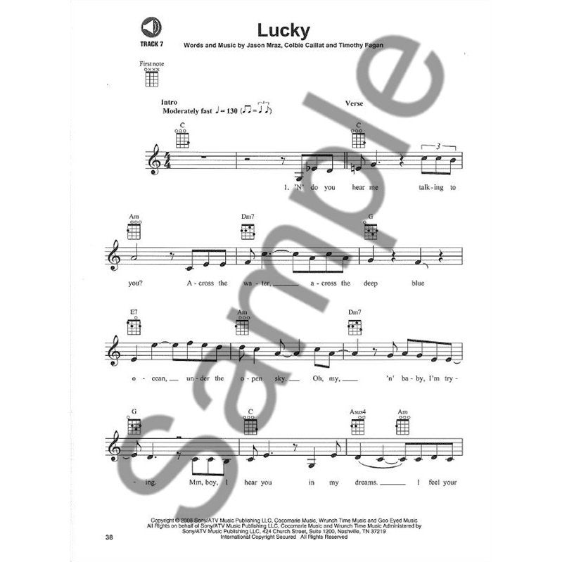 Hal Leonard - Ukulele Play Along Vol. 31 - Jason Mraz