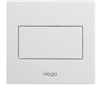 Viega Visign urinoir afmontageset m. bedieningsplaat Visign for Style 12 14x15cm kunststof wit