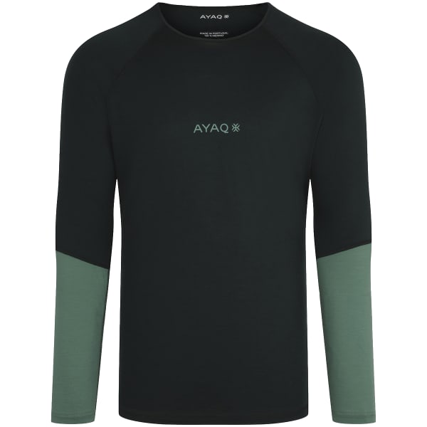 T-shirt thermique AYAQ MEFONNA MERINO LS DEEP GREEN