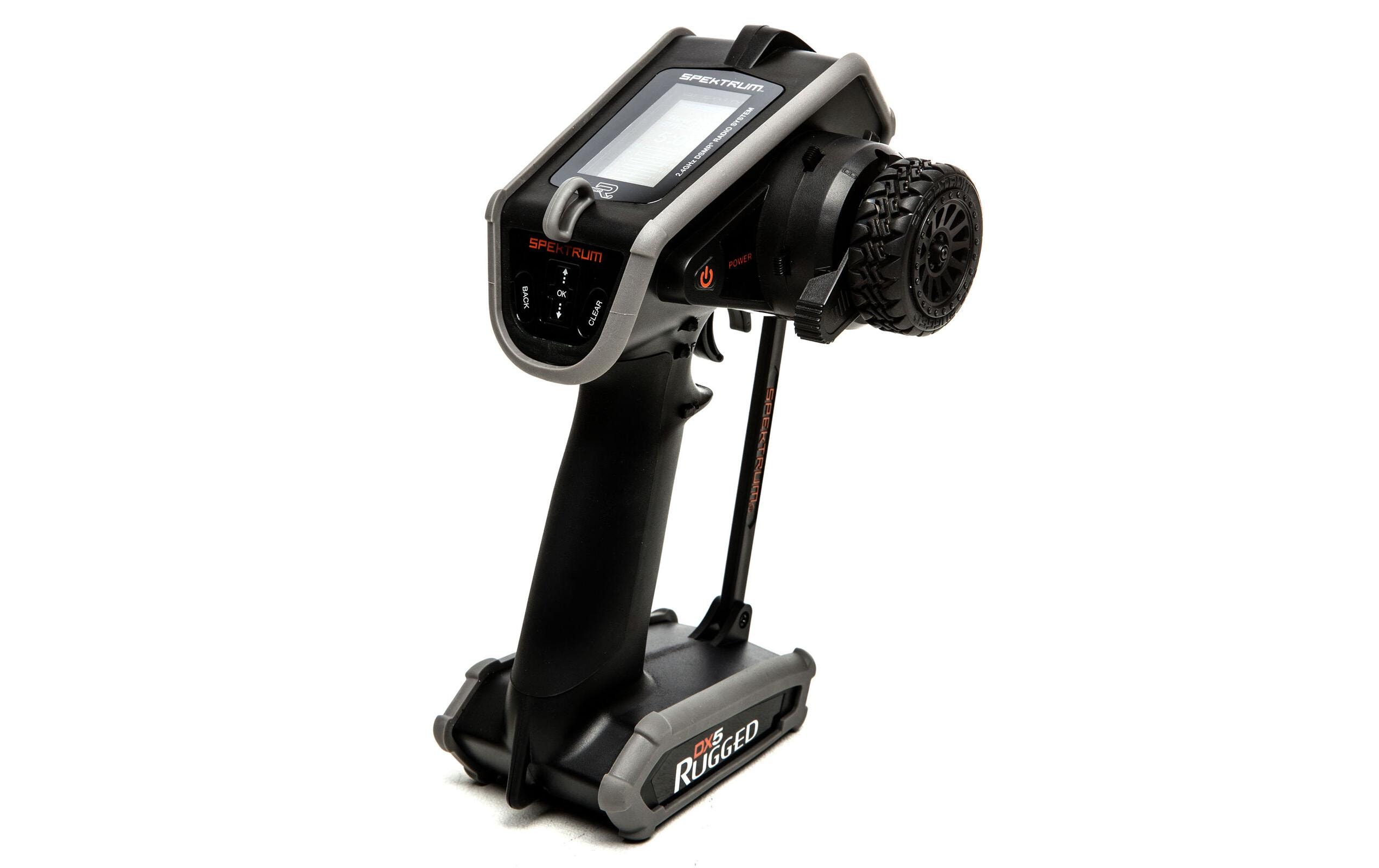 Fernsteuerung DX5 Rugged DSMR mit SR515<br>Solider 5-Kanal Sender für RC Fahrzeuge