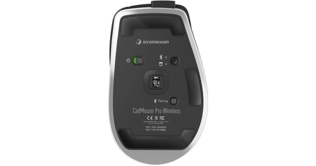 3DConnexionCadMouse Pro Wireless  (Zwart, 7.200dpi )