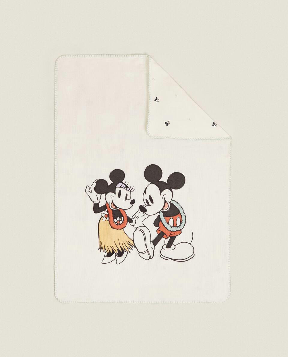 Manta bordada do Mickey Mouse da Disney