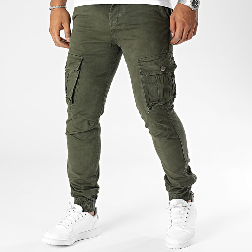 Pantalon Cargo Vert Kaki