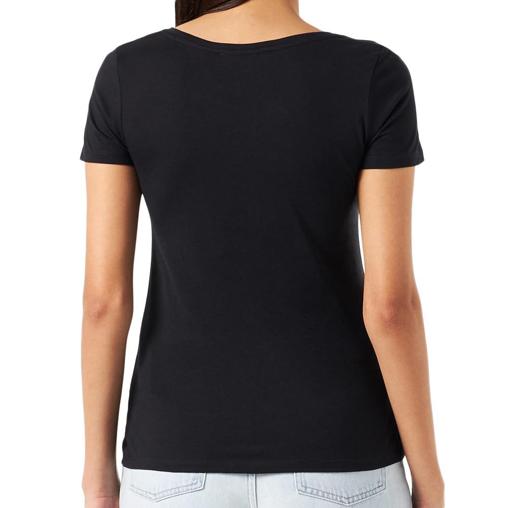 Morgan T-shirt Noir Femme Morgan Dwin
