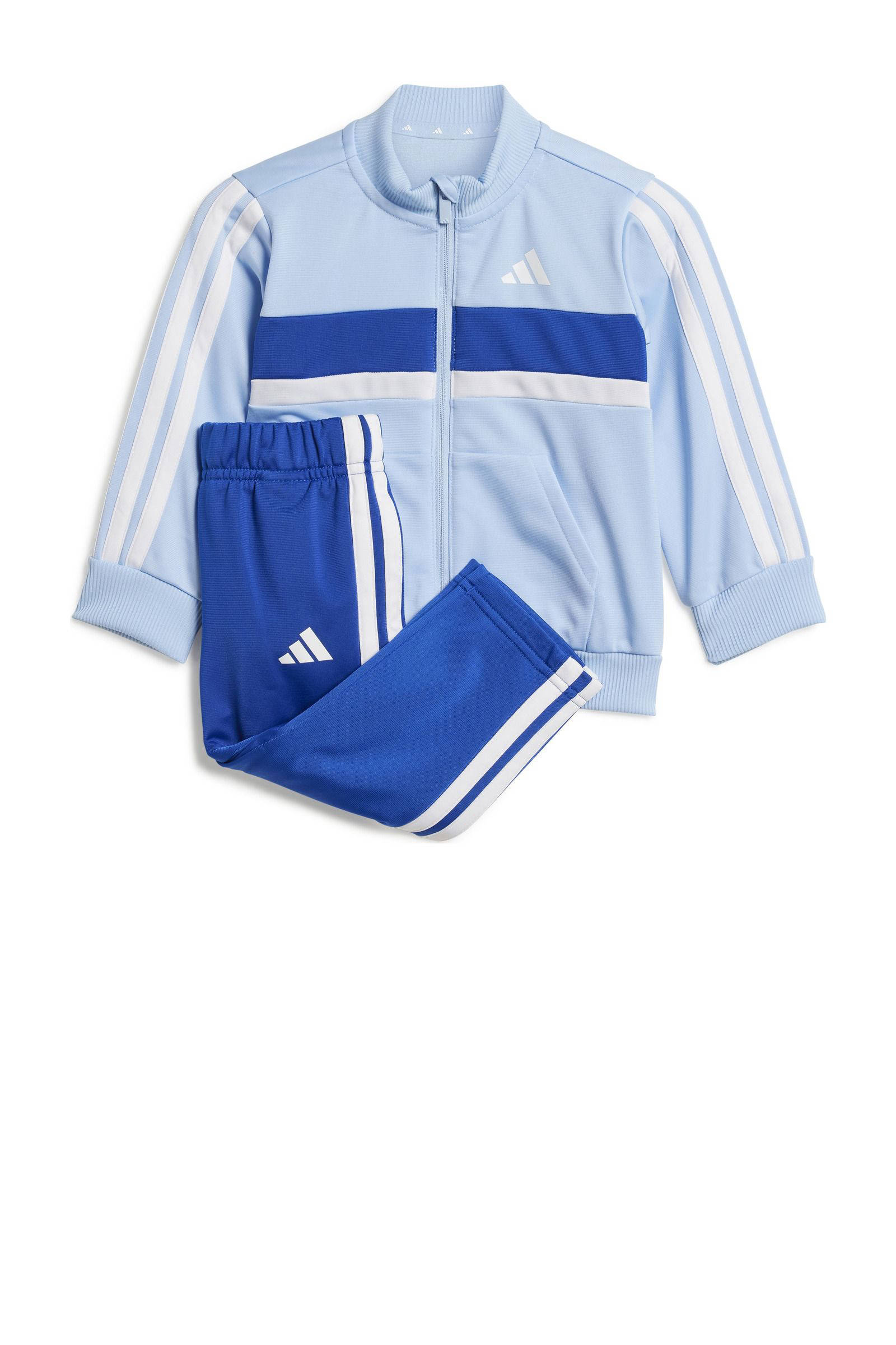 adidas trainingspak lichtblauw/blauw/wit
