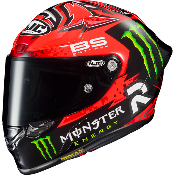 HJC - Casque RPHA 1 Quartararo MC1 / Rouge / Noir / Vert