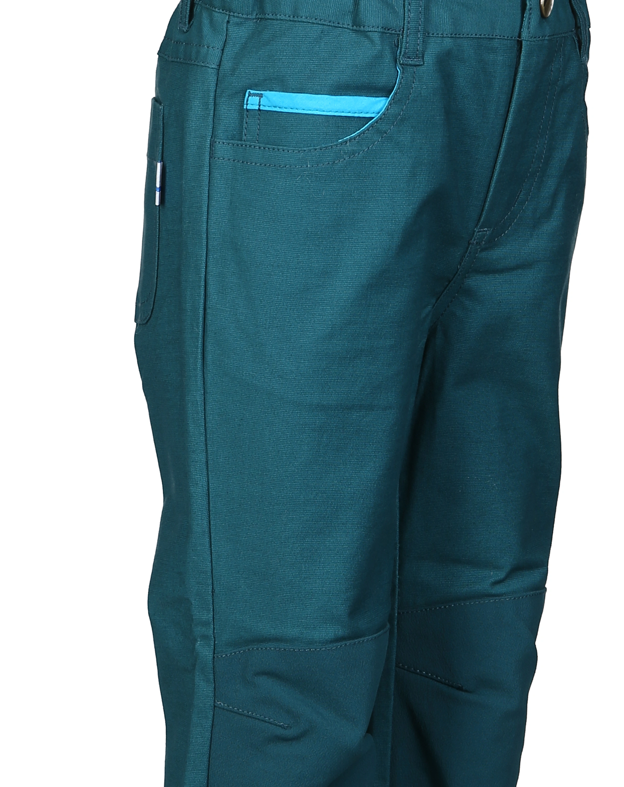 Outdoorhose KUUSI CANVAS mit Knieverstärkung in deep teal