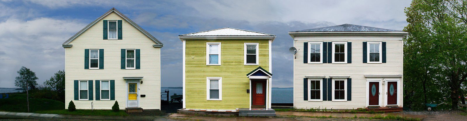 Eastport, Water Street by Larry Yust - Limited Edition. Edition of: 150. Signed.