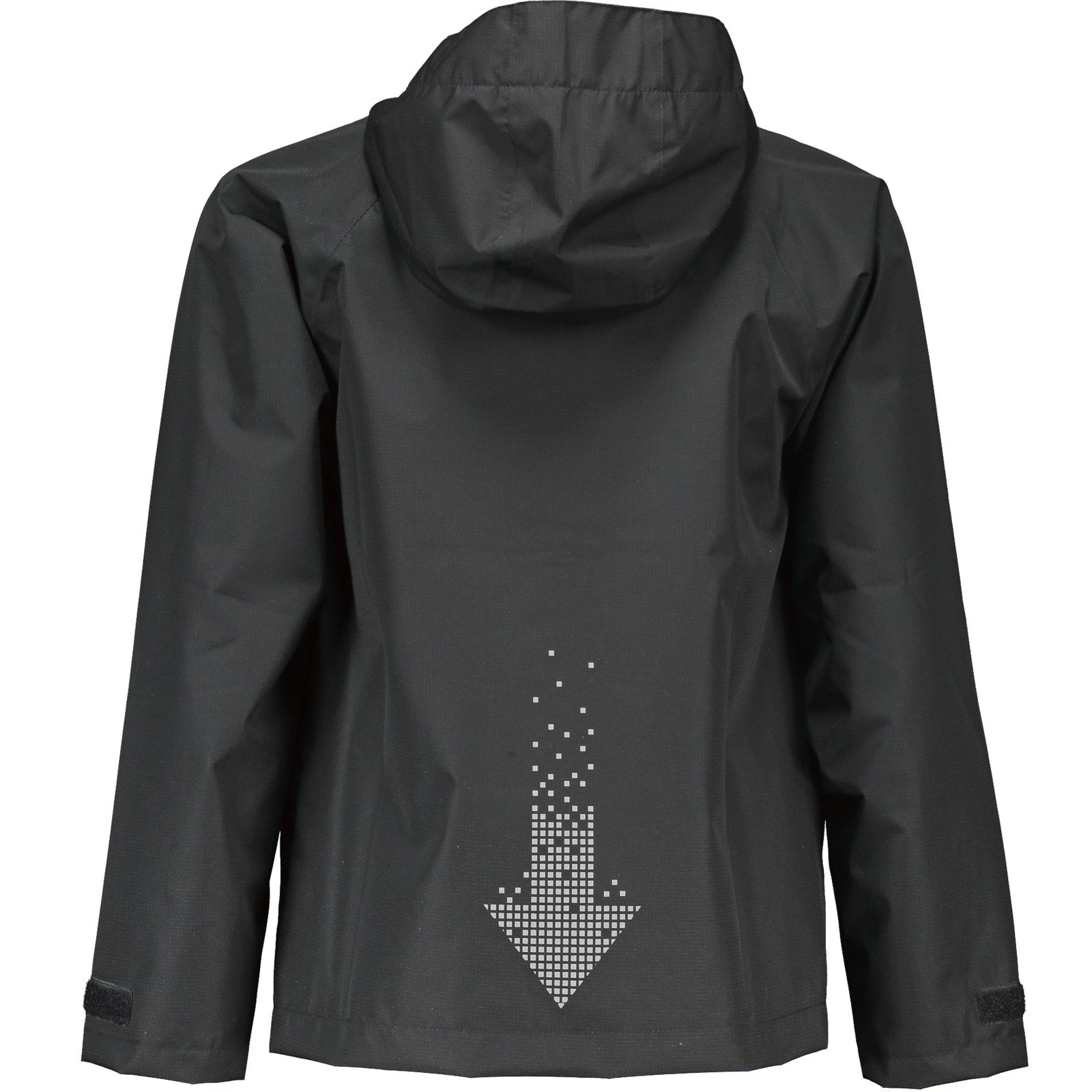Kinder-Regenjacke schwarz