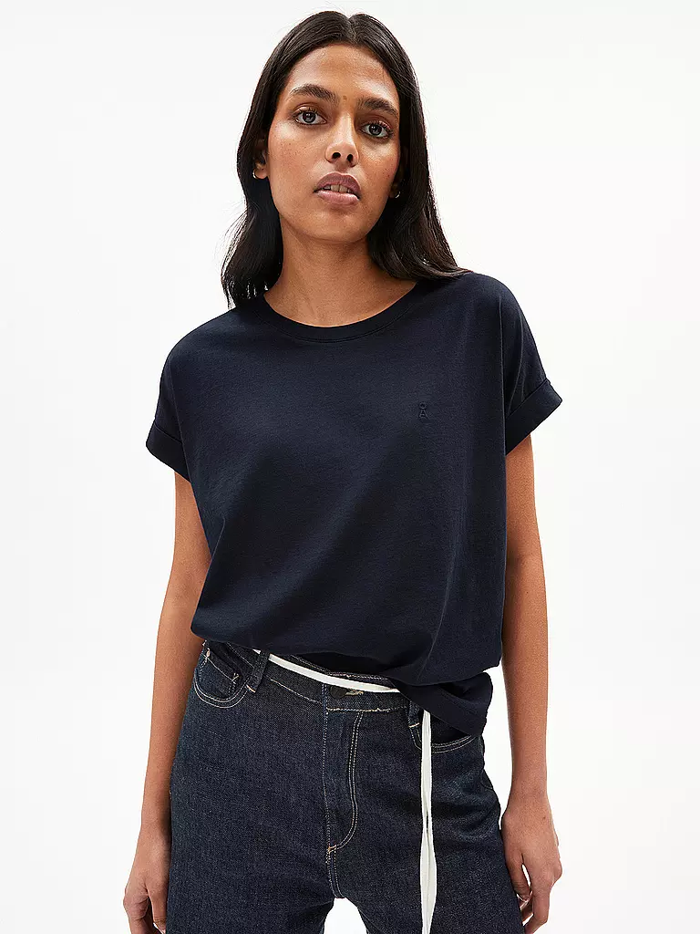 ARMEDANGELS T-Shirt IDAARA dunkelblau