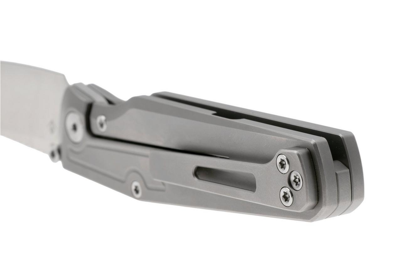 Flytanium Concourse 1445 Satin 14C28N, Blasted Titanium zakmes, Demeter Designworks design