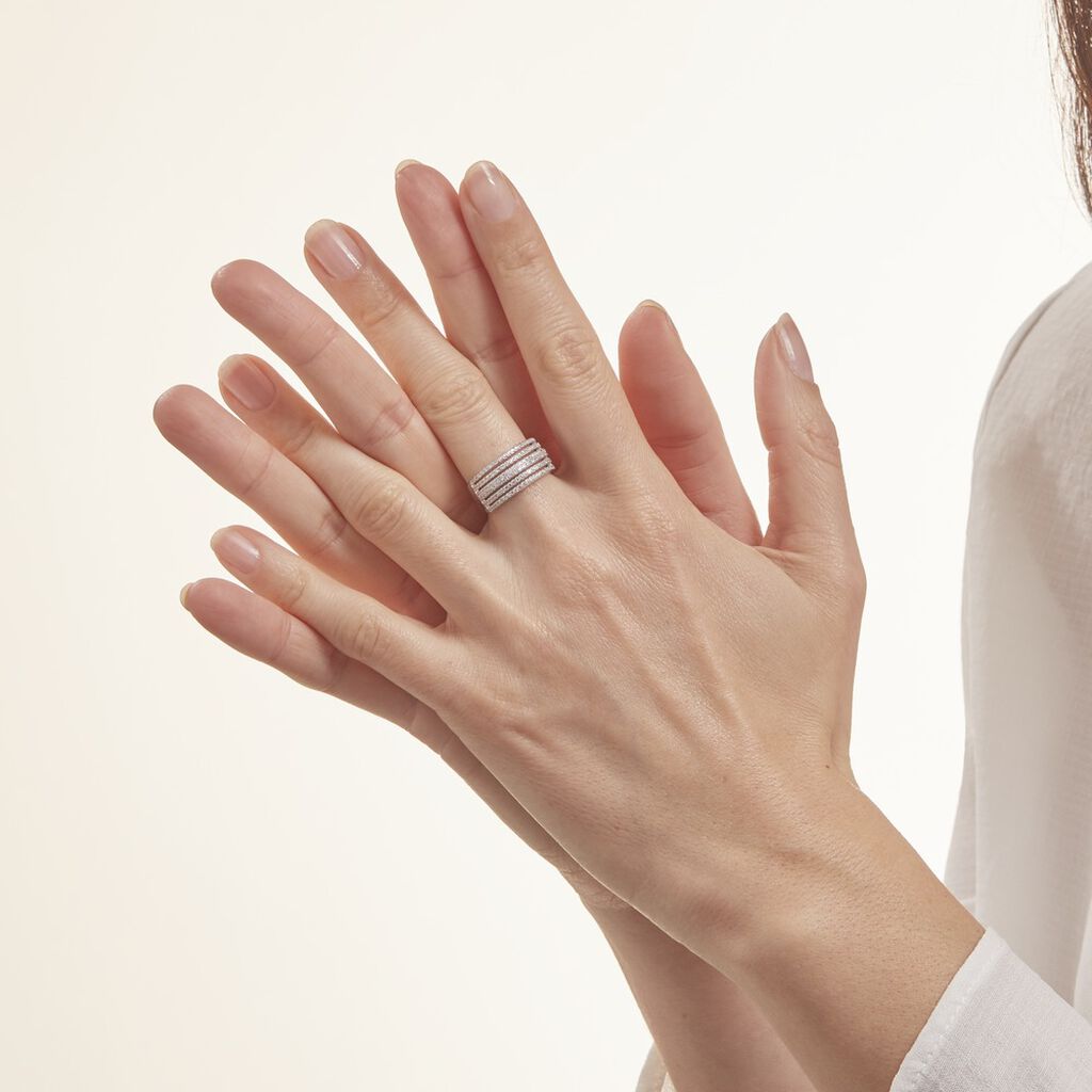Bague Ilyana Argent Oxyde De Zirconium