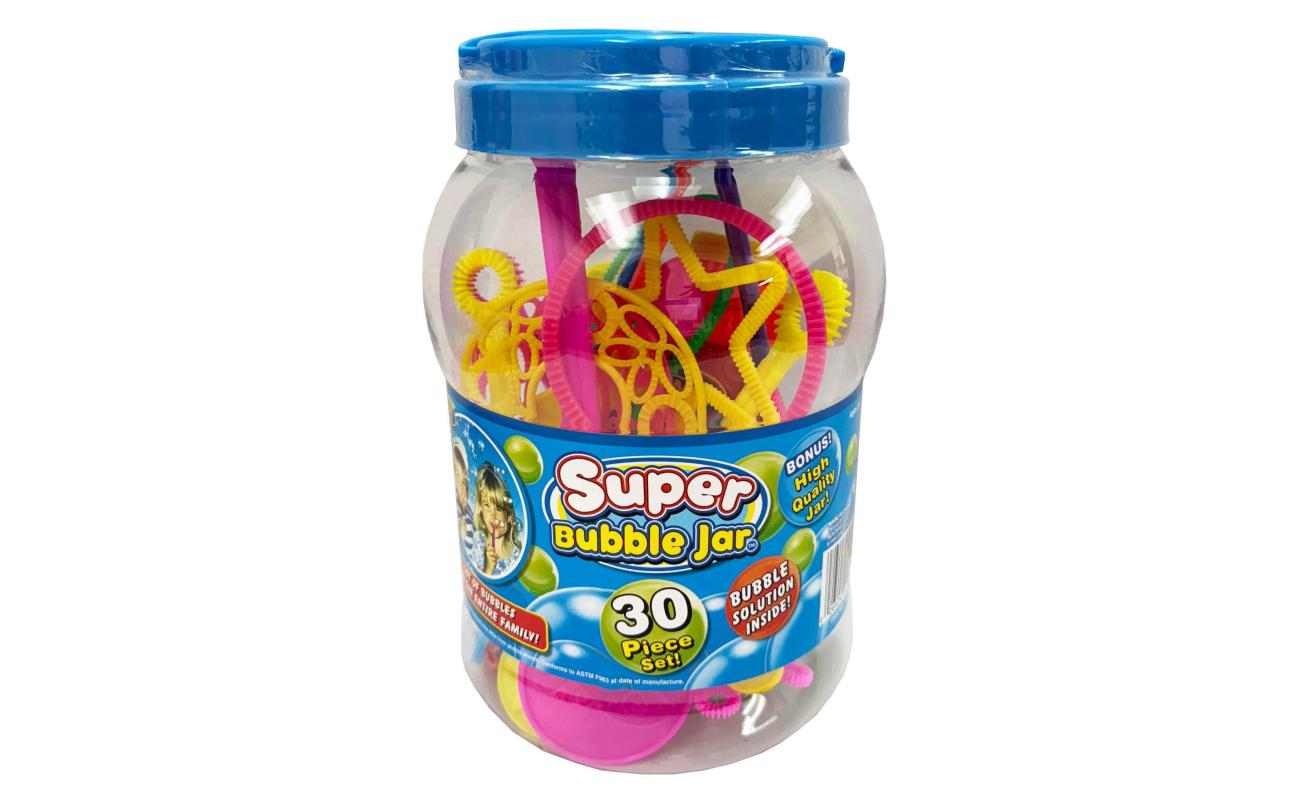 Super Bubble Jar 30dlg met 236ml vloeistof
