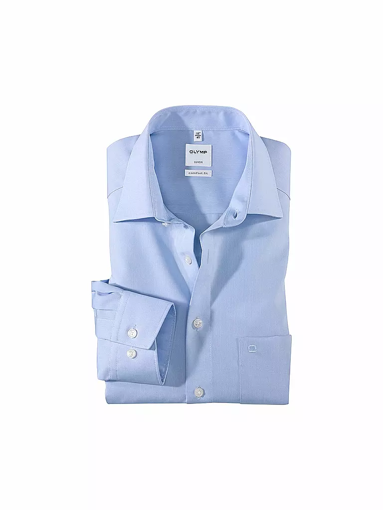 OLYMP Hemd Comfort Fit blau