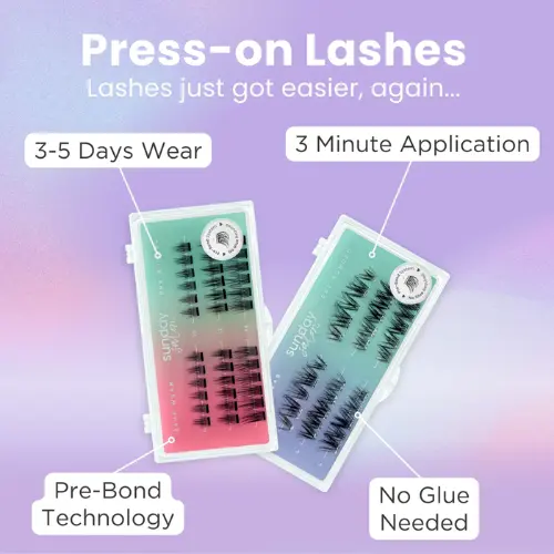 Pre Mapped Multipack Press On Lashes
