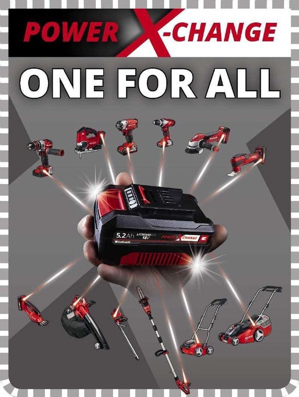 EINHELL GE-CM 18/30 Li Solo Accu Grasmaaier Power X-Change