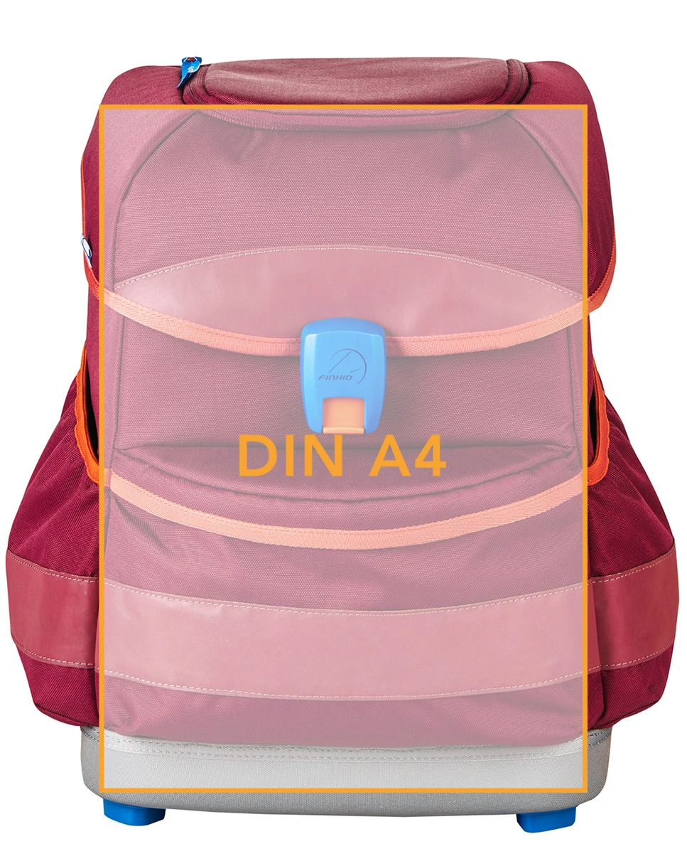 Schulranzen-Set BUDDY 4-teilig in beet red/chili