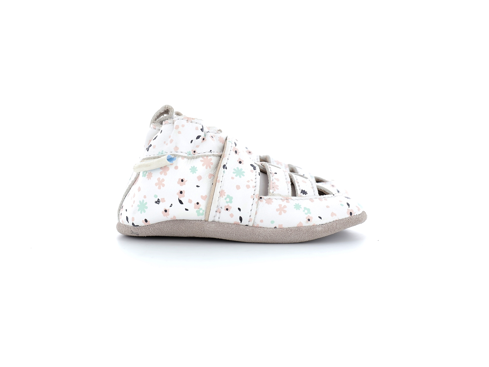 Robeez-SANDIZ GIRL Cuir Blanc