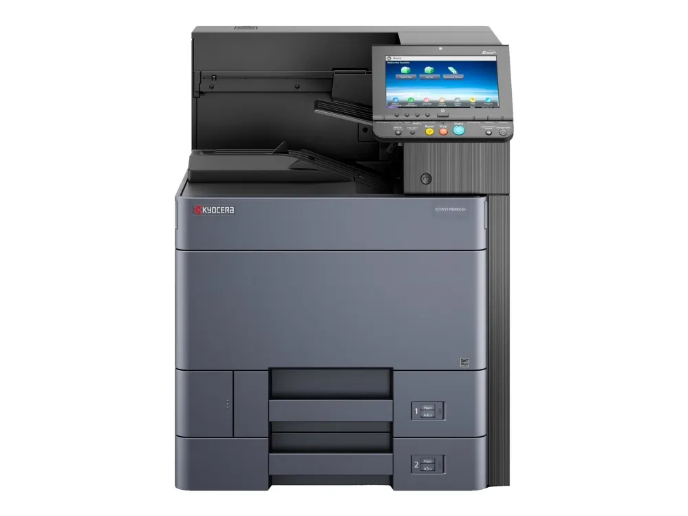 Kyocera ECOSYS P8060cdn - Printer - farve - Duplex - laser - A3 - 4800 x 1200 dpi - op til 60 spm (mono) / op til 55 spm (farve) - kapacitet: 1150 ark - USB 2.0, Gigabit LAN, USB 2.0 vært