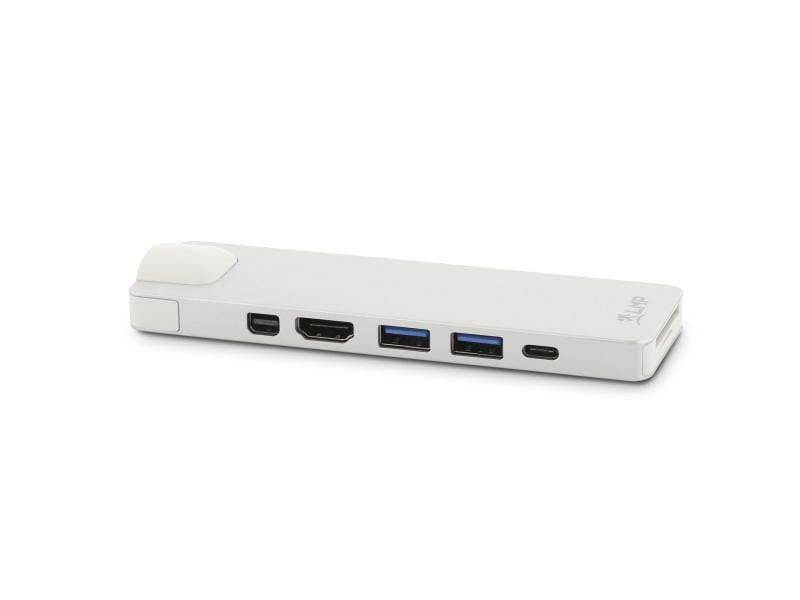 LMP Dockingstation USB-C Compact Dock Silber Thunderbolt-Dock für MacBook Pro
