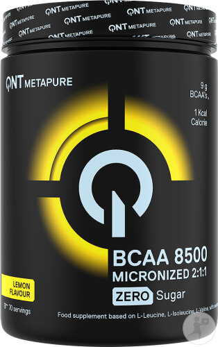 QNT BCAA Poudre 8500 Saveur Citron Pot 350g