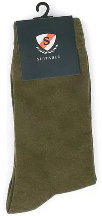 Suitable Sokken 6 Paar Bio Olijfgroen SCK-21 Olv kopen
