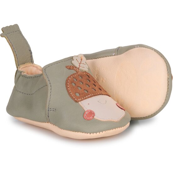 Chaussons My Blumoo Nuts   Vert        de               Easy Peasy