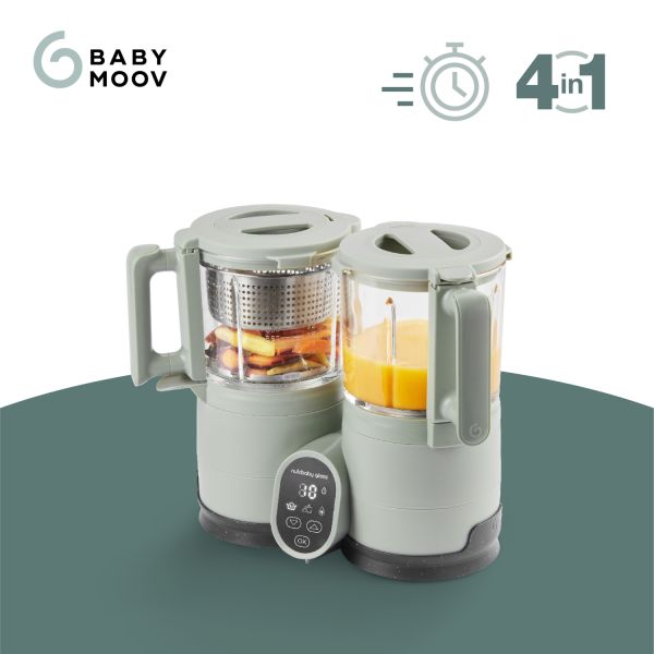 Babymoov Nutribaby Stoomkoker - Glass - Celadon Green