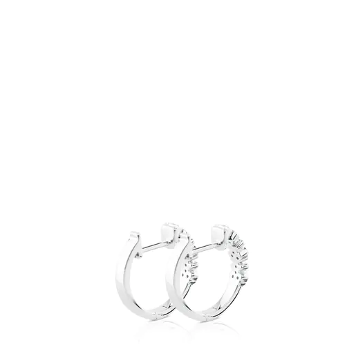 Pingentes em ouro branco com diamantes TOUS Bear.