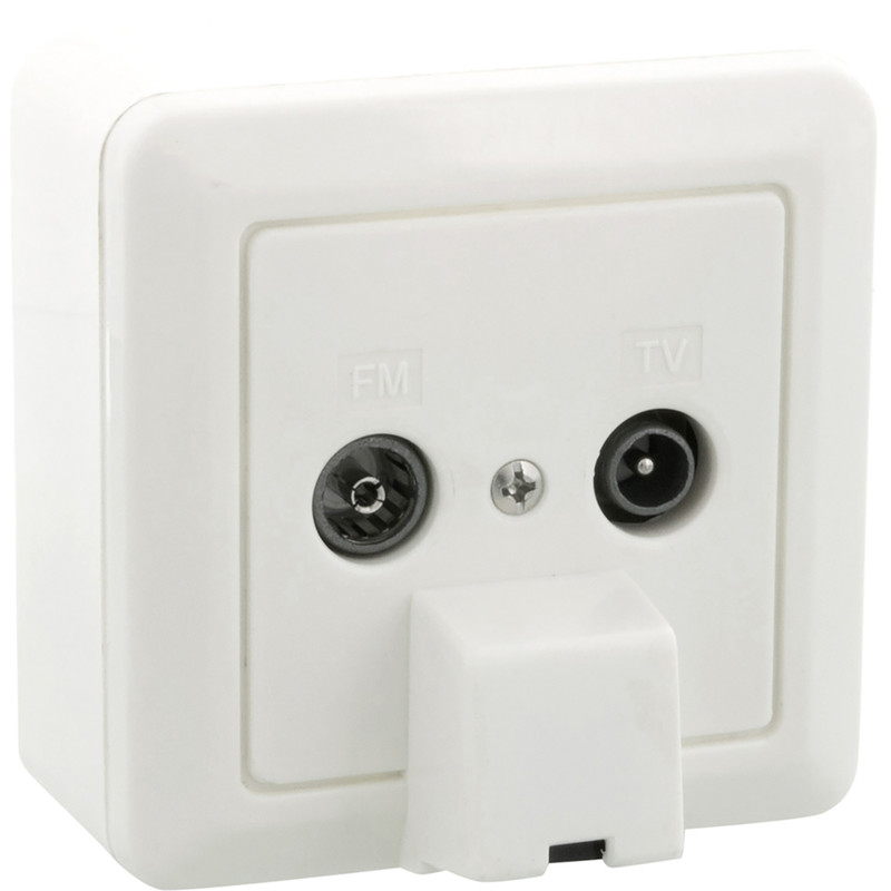 Coax contactdoos CAT3 RTV/RJ45