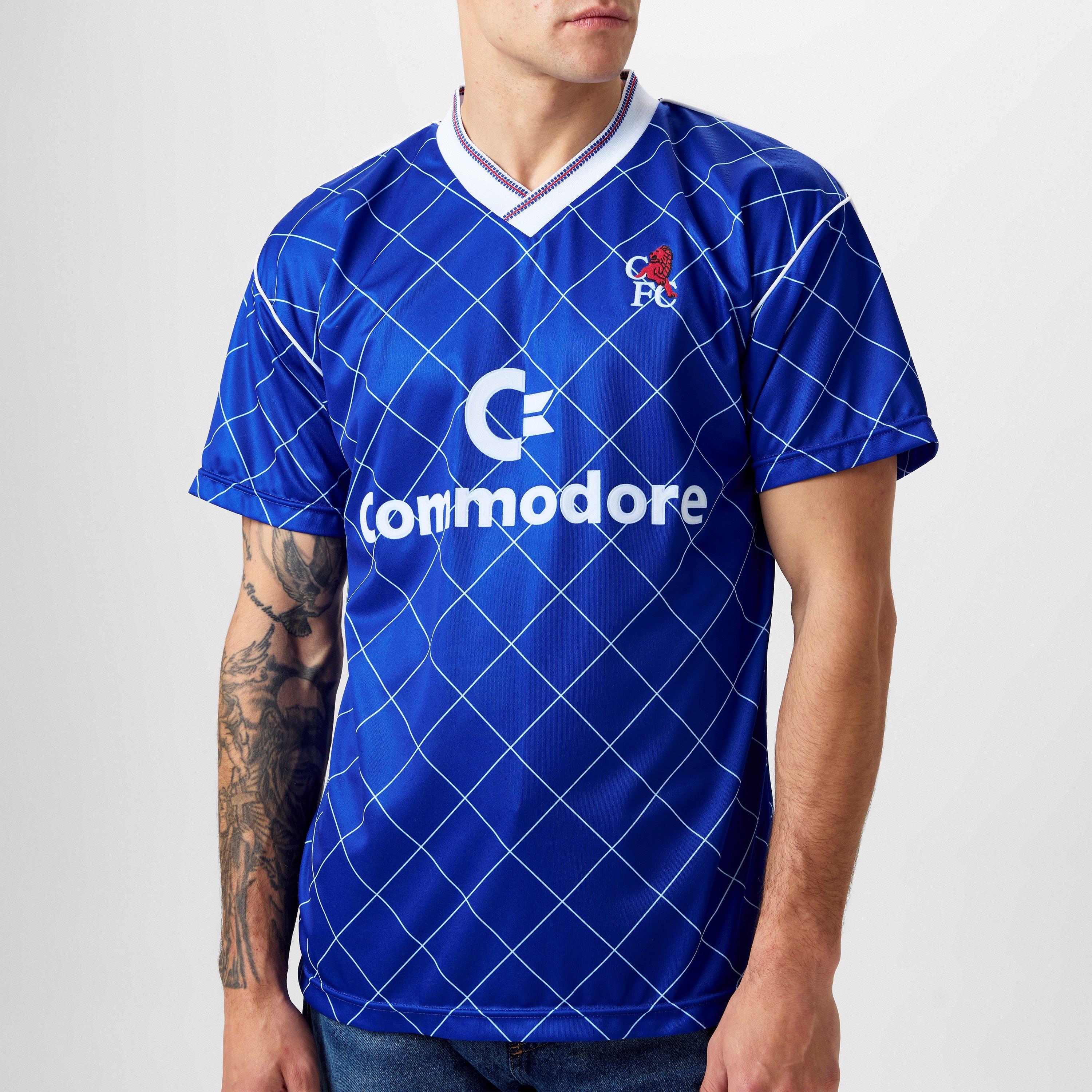 Score Draw Chelsea Football Club 1988 Retro Shirt Adults