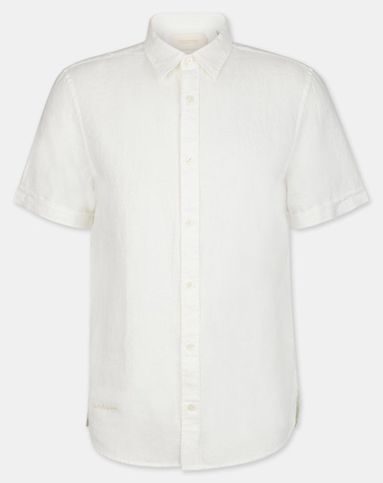 Scotch & Soda Chemise 100% Lin Regular Fit blanche
