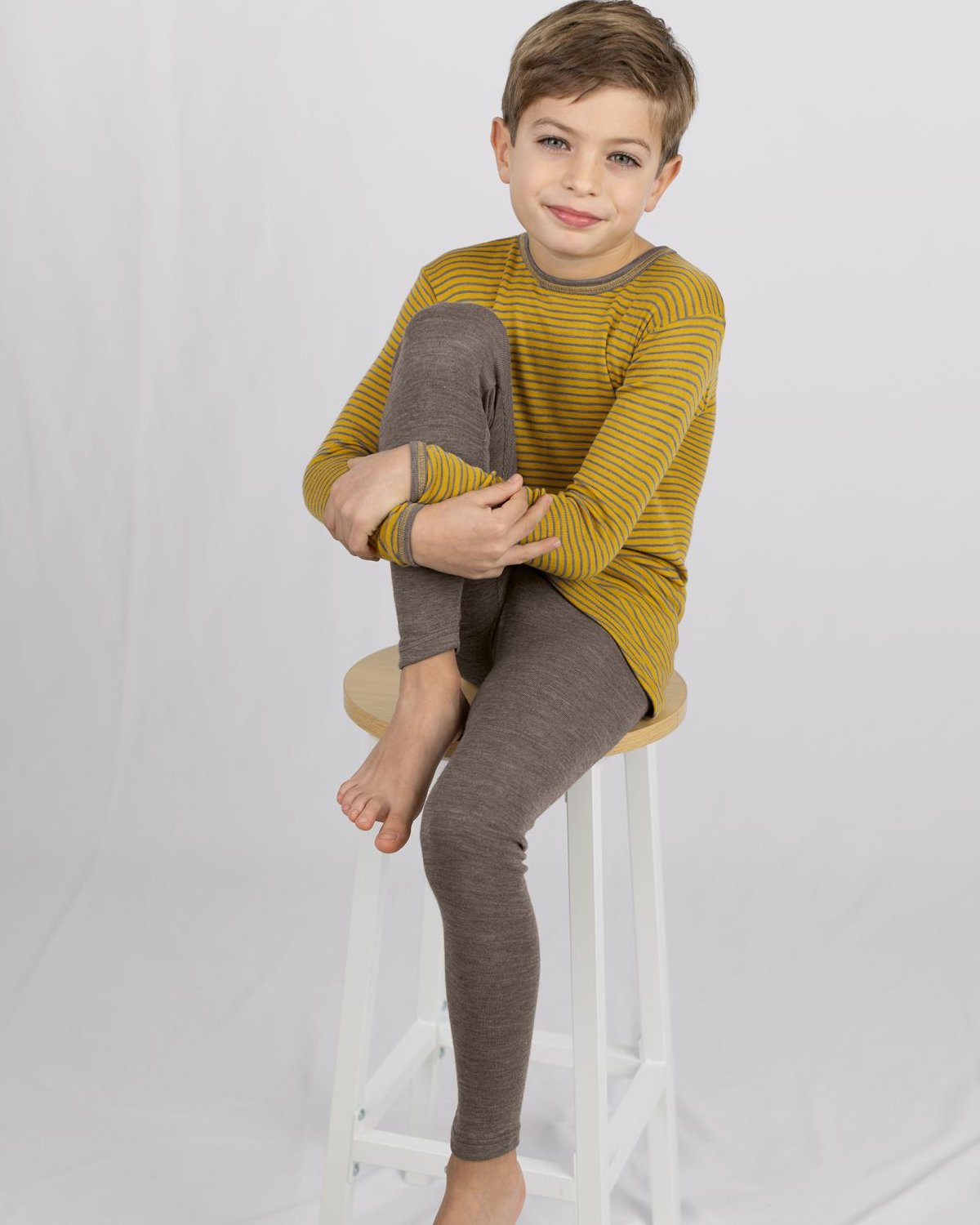 Ullongs – 70% Merino, 30% Silke – Ubehandlet Ull | Children’s leggings
