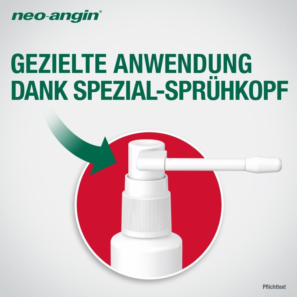 neo-angin Benzydamin Spray gegen akute Halsschmerzen - zuckerfrei