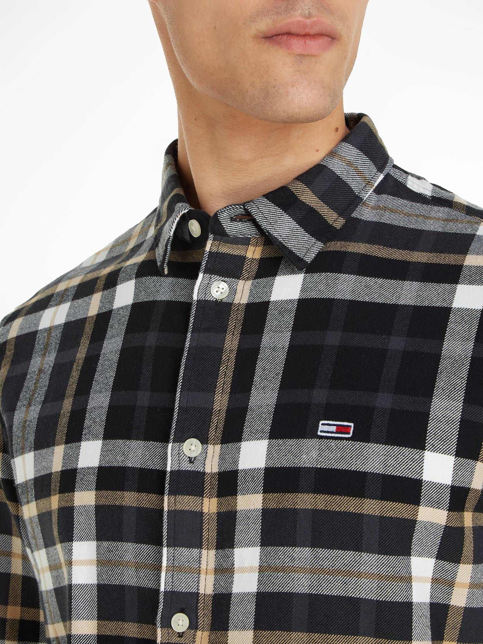 Tommy Jeans| Herren Hemd Langarm