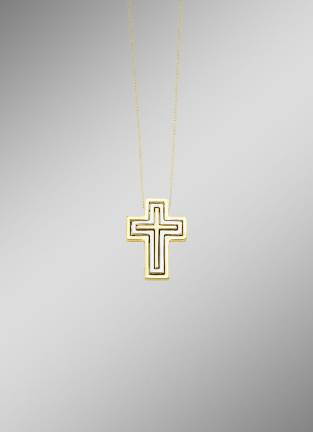Kreuz-Anhänger mit Brillanten