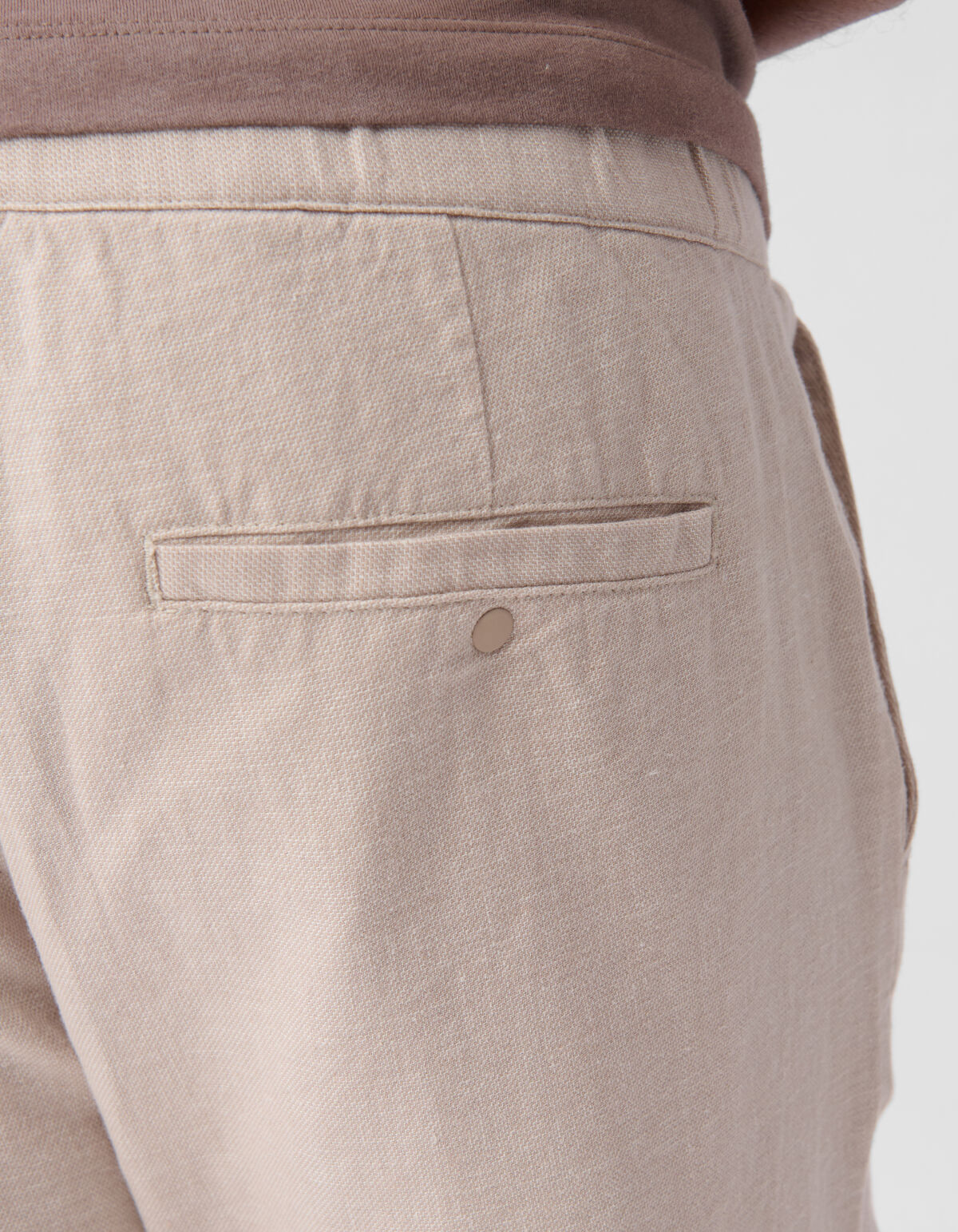 Linnen Broek Beige