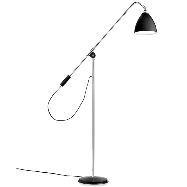 Gubi Bestlite BL4 vloerlamp chroom/zwart